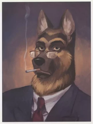 Affiche offset Blacksad Smirnov Juanjo Guarnido