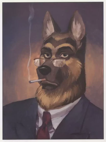 Affiche offset Blacksad Smirnov Juanjo Guarnido