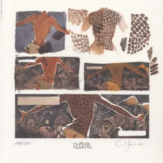 Ex-libris offset signé Blacksad Striptease Juanjo Guarnido