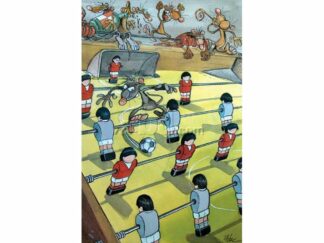 Les Rat's Affiche offset par Ptiluc : Mondial Foot
