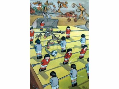Les Rat's Affiche offset par Ptiluc : Mondial Foot
