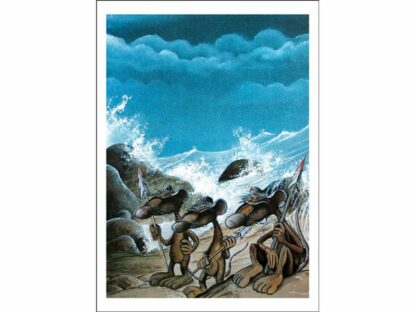 Les Rat's Affiche offset par Ptiluc : Le Mal de Mer