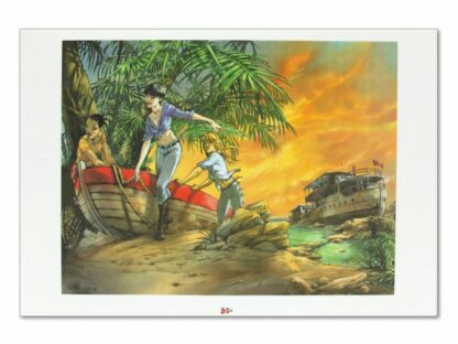 Mouclier, Bodoï, Affiche offset, Loulou, Pétra et Alizée