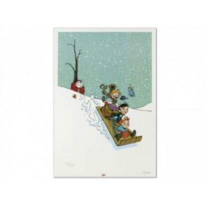 Léturgie, Affiche offset signée, Pépère Noël