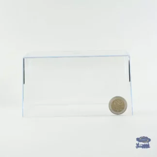 boîte plexi miniature 1/43 hauteur 8 cm sans socle noir