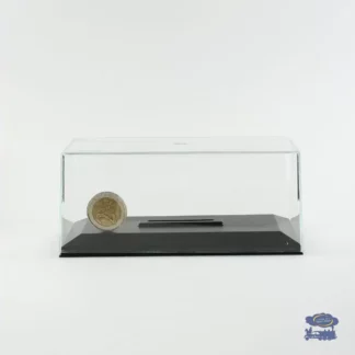 boîte plexi miniature 1/43 avec socle noir