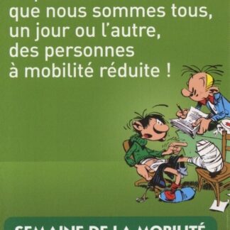 Gaston Lagaffe : Carte postale publicitaire : La semaine de la mobilité 2004