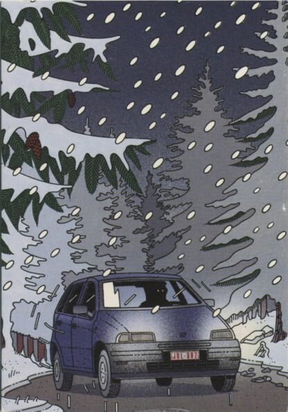 Goffin, Carte postale publicitaire, Fiat Punto