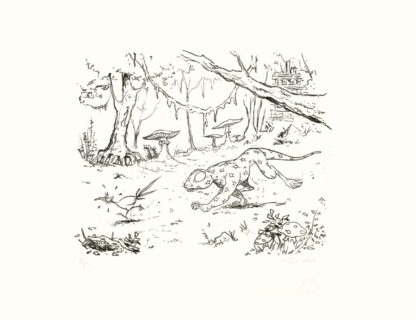 Turf, La Nef des Fous, Lithographie signée, Broa