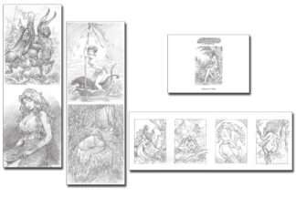 Aouamri, La quête de l'oiseau du temps, Carnet de croquis signé, Boulevard des bulles