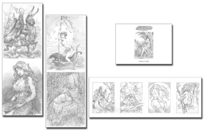 Aouamri, La quête de l'oiseau du temps, Carnet de croquis signé, Boulevard des bulles