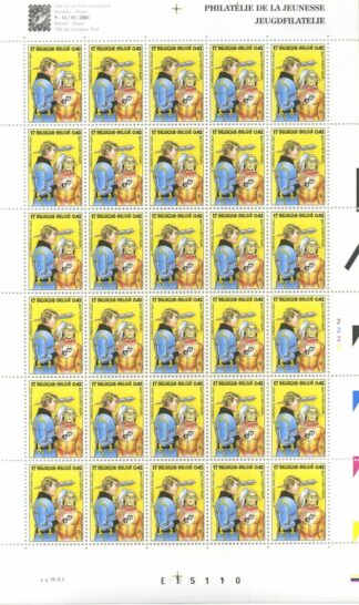 Planche de 30 timbres, Luc Orient