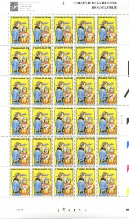 Planche de 30 timbres, Luc Orient