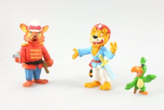 Sandokan son perroquet et le colonnel Fitzgerald : Figurine en plastique