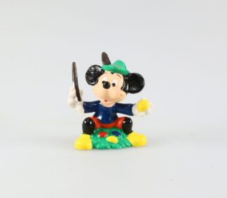 Mickey peint des oeufs pour Pâques Figurine en plastique Disney