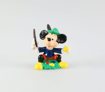 Mickey peint des oeufs pour Pâques Figurine en plastique Disney