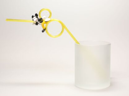 Mickey en habits jaune Paille et Figurine en plastique Disney