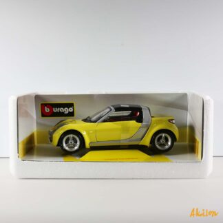 Smart Roadster Coupé jaune Burago Voiture miniature 1/18