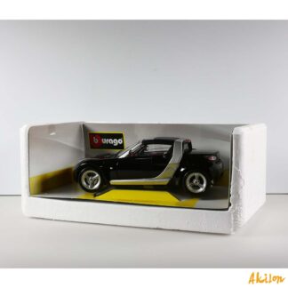 Smart Roadster Coupé noir Burago Voiture miniature 1/18