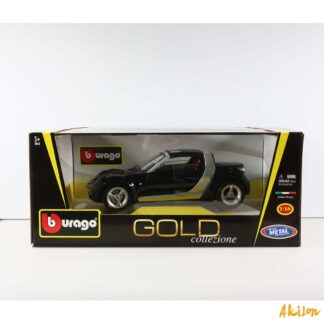 Smart Roadster Coupé noir Burago Voiture miniature 1/18