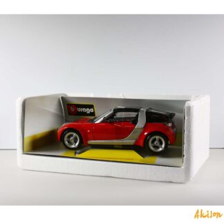 Smart Roadster Coupé rouge Burago Voiture miniature 1/18