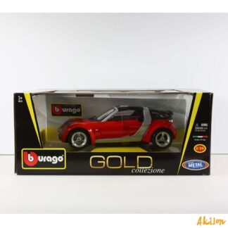 Smart Roadster Coupé rouge Burago Voiture miniature 1/18