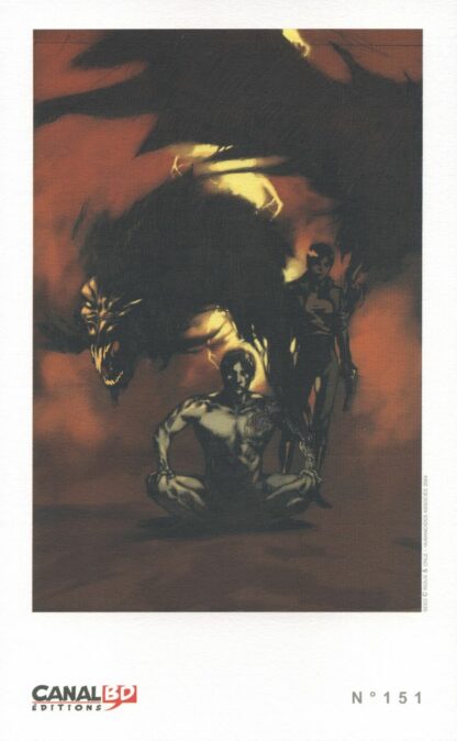 Cruz, Seed, Ex-Libris offset Canal Bd N° 151, Homme et dragon
