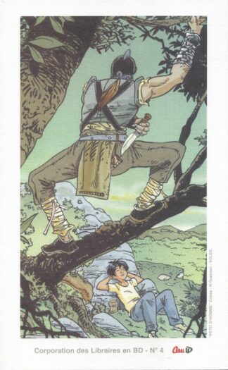 Crisse, Petit d'homme, Ex-libris offset Canal Bd N°4, Embuscade