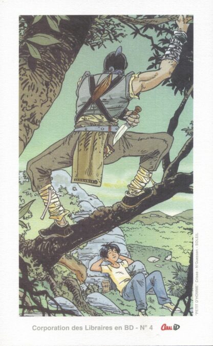 Crisse, Petit d'homme, Ex-libris offset Canal Bd N°4, Embuscade