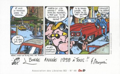 Lucien, Margerin, Ex-Libris offset Canal Bd N°48, Bonne année 1998
