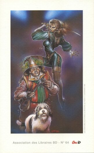 Puech, Les aventures aléatoires de Grégoire, Ex-Libris offset Canal Bd N° 64, Personnages