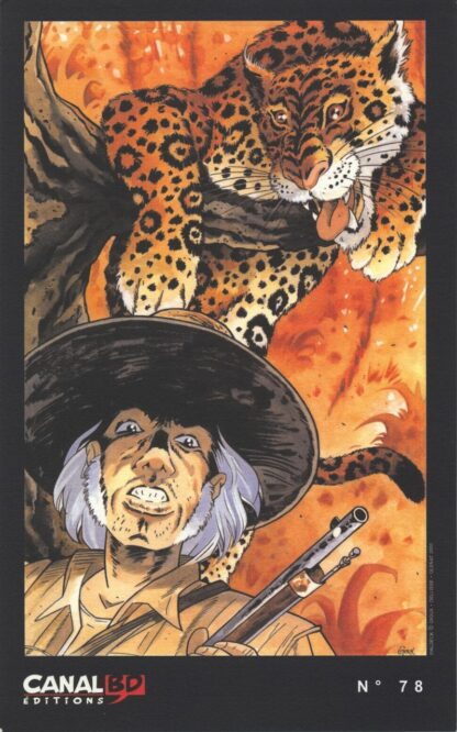 Delisse, Waldeck, Ex-Libris offset Canal Bd N° 78, La chasse
