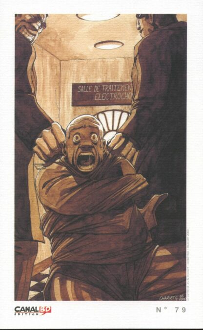 Charlet : Le Maître de jeu : Ex-Libris offset Canal Bd N° 79 : Terreur