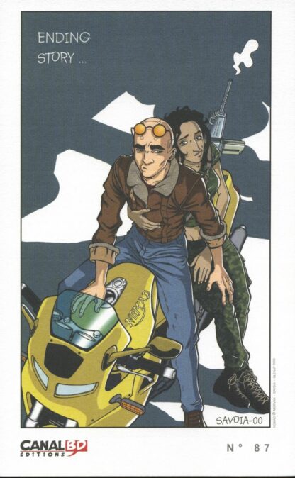 Morvan, Ex-libris Canal bd n° 87, Ending story