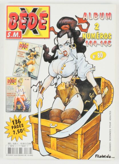 BD adulte Bédé X n° 80 : Recueil des n° 144 - 145