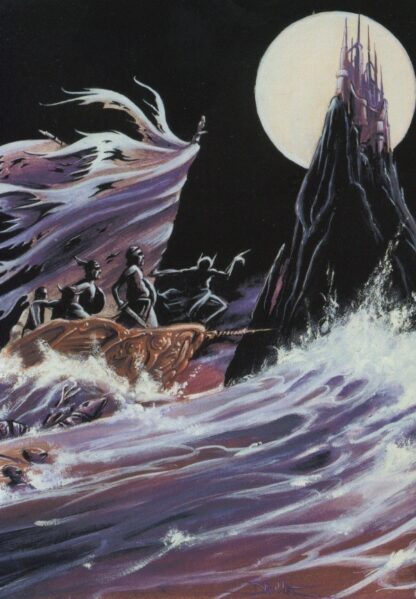 Druillet : Salammbô : Carte postale : Le doigt de la mort (Inédit)