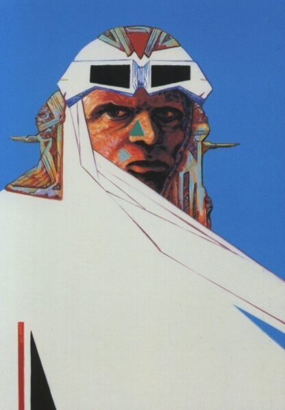 Druillet Carte postale - Salammbô Guerrier des sables (Inédit)
