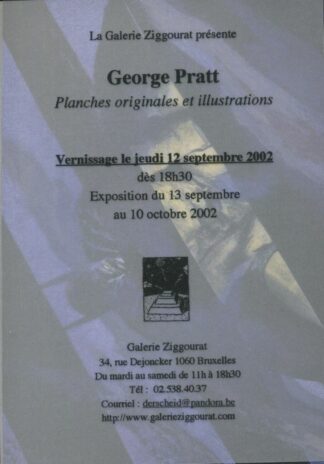 Carte Postale BD : Batman Harvest Breed / invitation vernissage par George Pratt