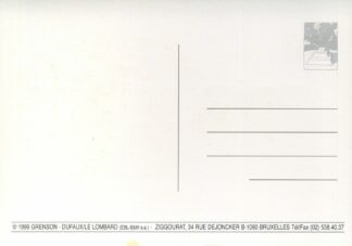 Carte Postale BD : Niklos Koda : A l'arrière des berlines