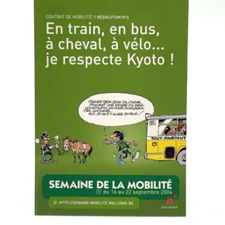 Carte postale Gaston Lagaffe publicité 09/2004 Franquin