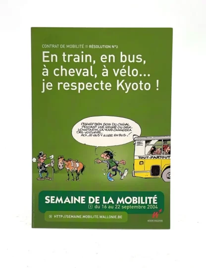 Carte postale Gaston Lagaffe publicité 09/2004 Franquin