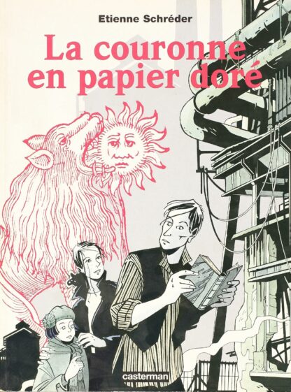 La couronne en papier doré