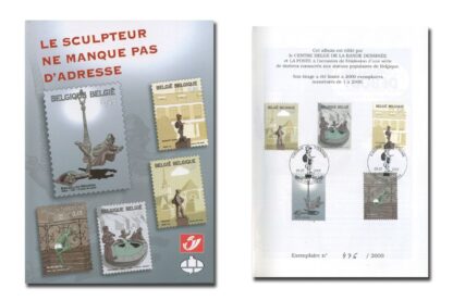 La statuaire dans la bande dessinée, Album Timbré, Le sculpteur ne manque pas d'adresse