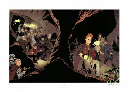Le Gall, Yann, Spirou et Fantasio, Affiche Offset Signée, Les Marais du Temps