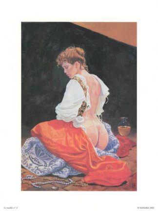 Manara, Affiche offset, La modèle N°2