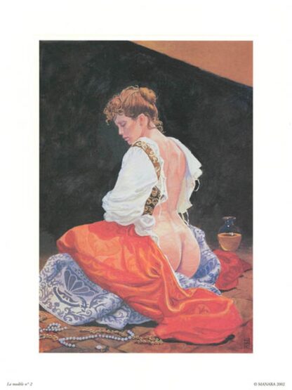 Manara, Affiche offset, La modèle N°2