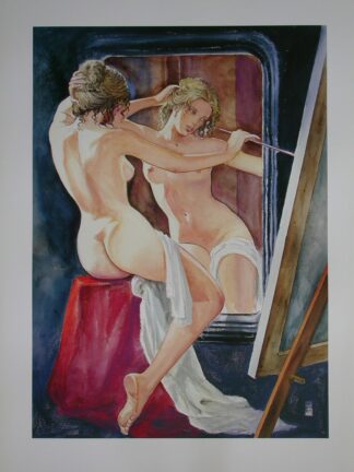 Manara, Affiche offset, La modèle N°5