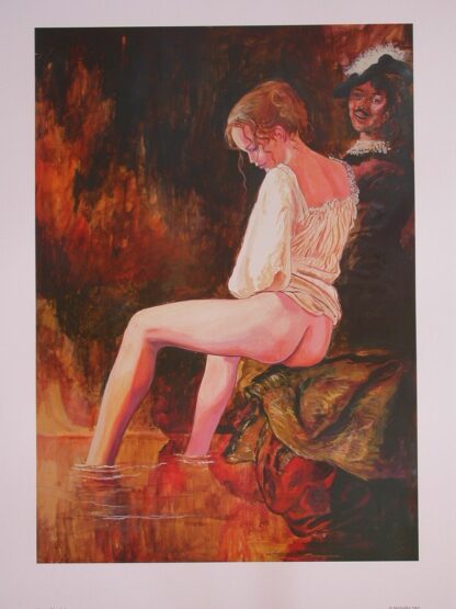 Manara, Affiche offset, La modèle N°6