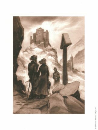 Yslaire, Le Xxème Ciel, Affiche offset, Photo en montagne