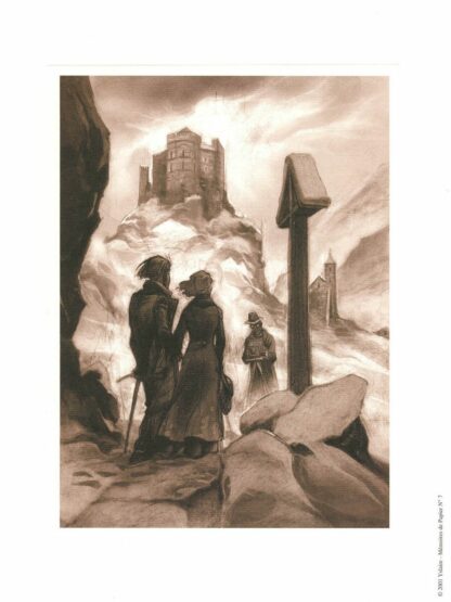 Yslaire, Le Xxème Ciel, Affiche offset, Photo en montagne